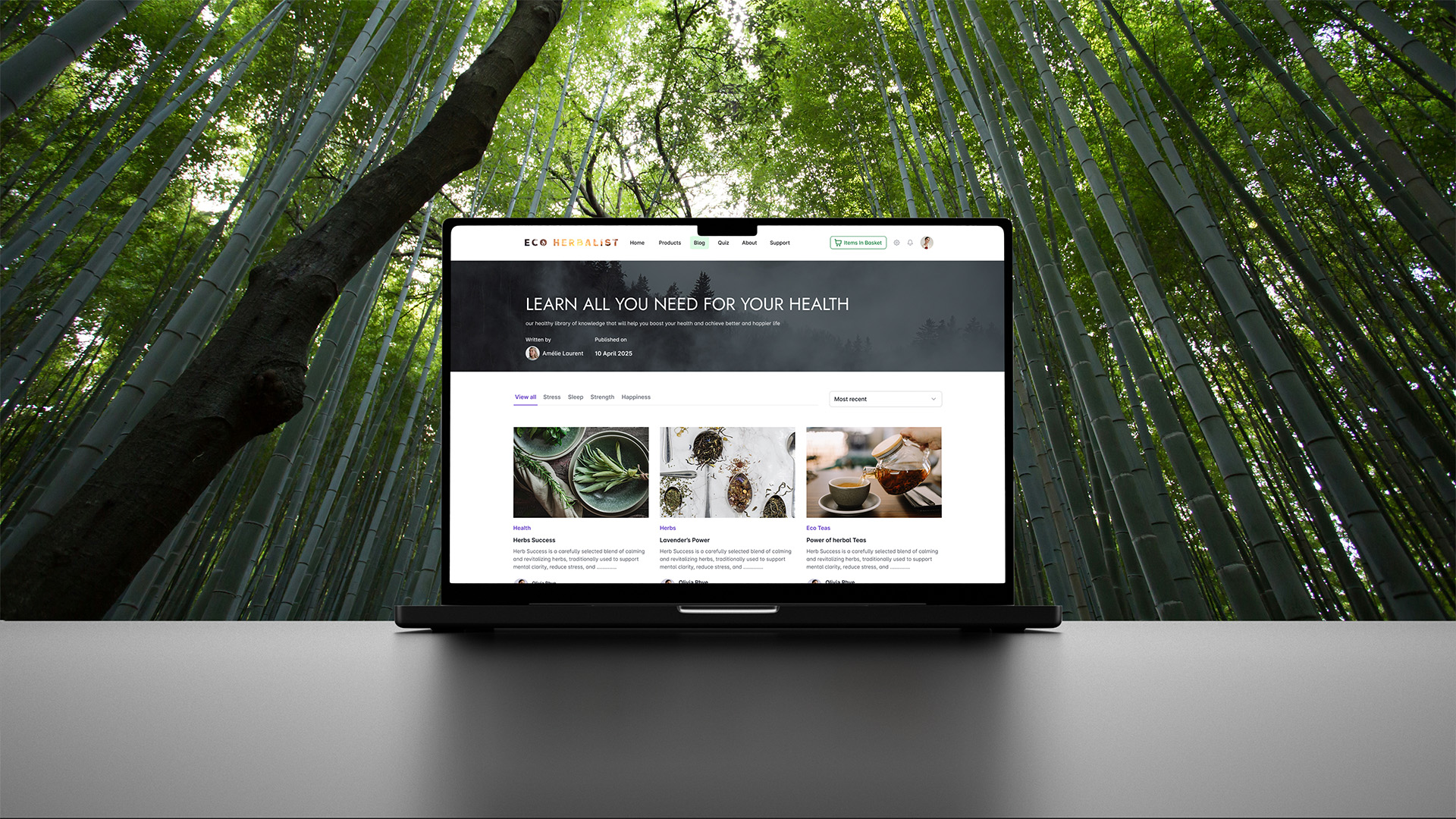 Eco Herbalist UX/UI Design